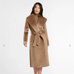Sentaler Camel Wool/Alpaca Blend Coat